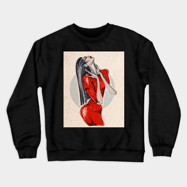 Woman Crewneck Sweatshirt by valentyna mohylei